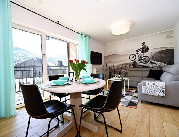 ApartSzczyrk-Apartament-Mietowy-salon-kuchnia-41